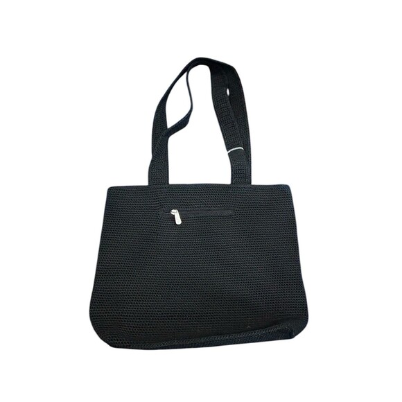 The Sak Large Shoulder Crochet Bag Double Straps NWOT Black - Picture 2 of 5